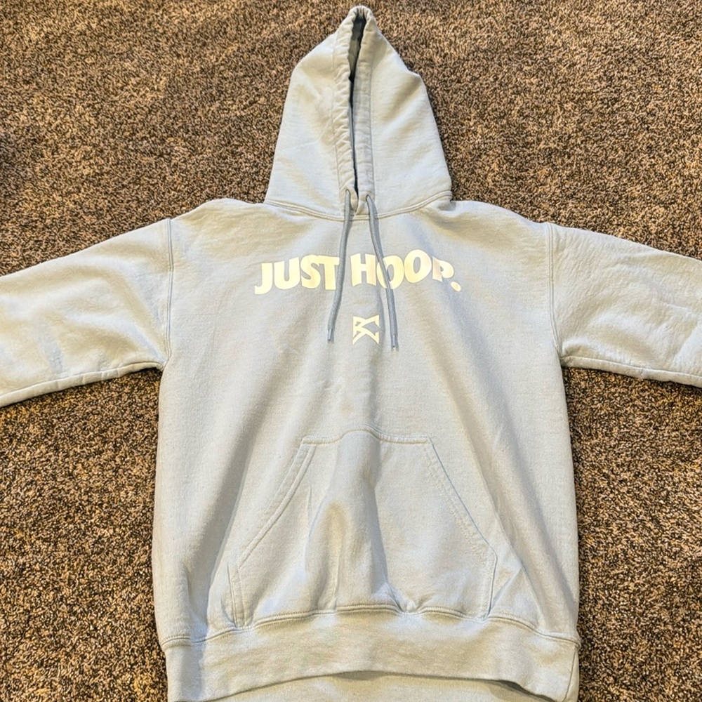 Men’s size S light blue ‘Bucket Culture’ sweatshirt